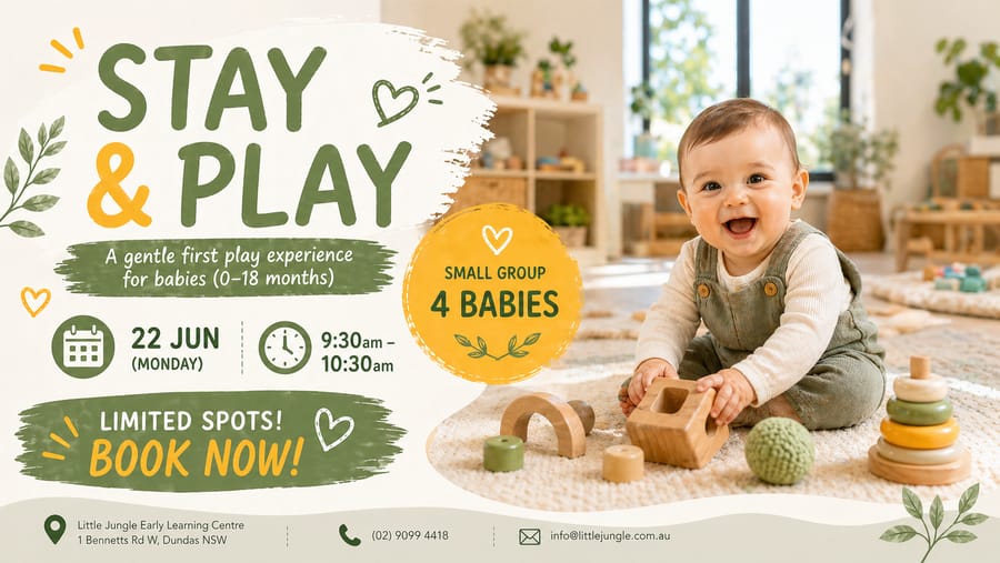 Stay & Play Session (0–18 Months)